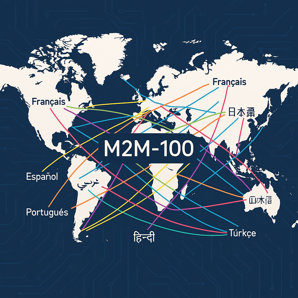 M2M-100: Multilingual Many-to-Many Machine Translation Model